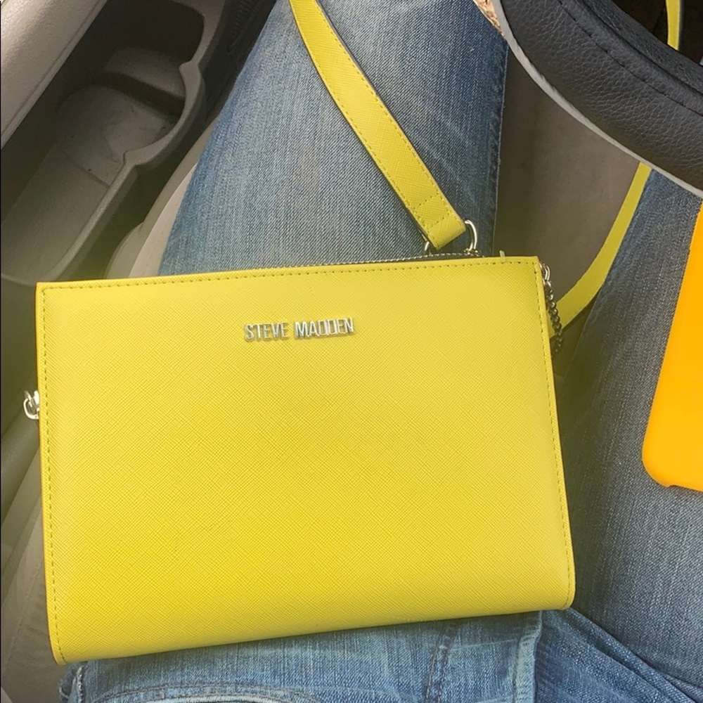 Steve Madden Yellow Crossbody Bag